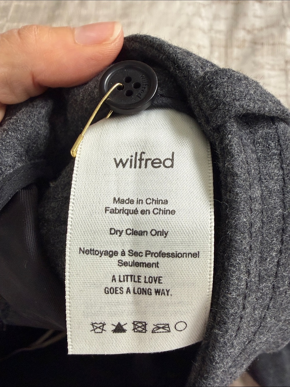 Wilfred Gray Wide-Leg Capris - Picture 6 of 7